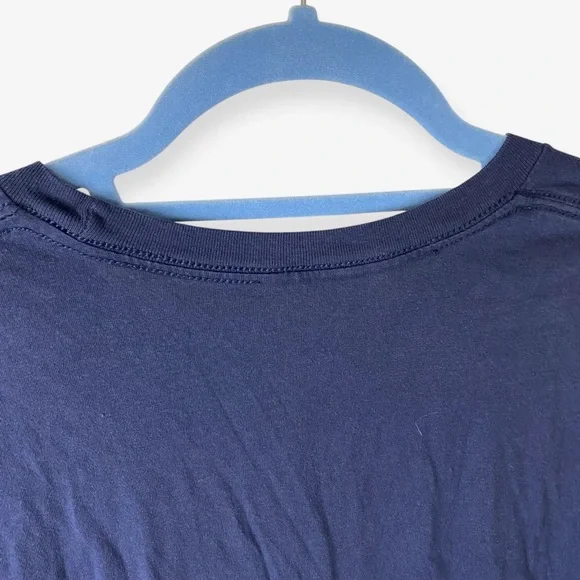 Vintage retro grunge Navy Blue T-Shirt H77 Murray Graphic tee shirt T-shirt M - Picture 8 of 8